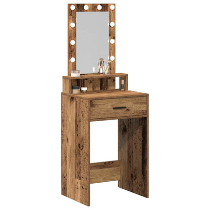 Schminktisch Braun 50 x 41 x 140 cm Holzwerkstoff