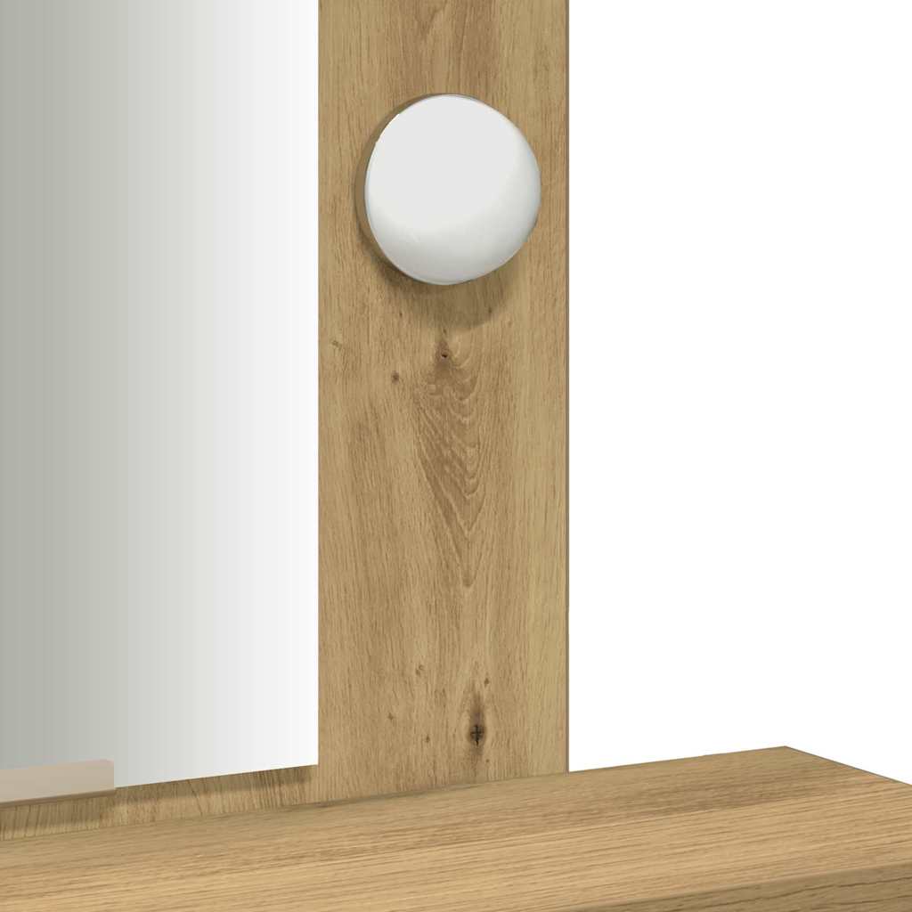 Schminktisch Braun 50 x 41 x 140 cm Holzwerkstoff