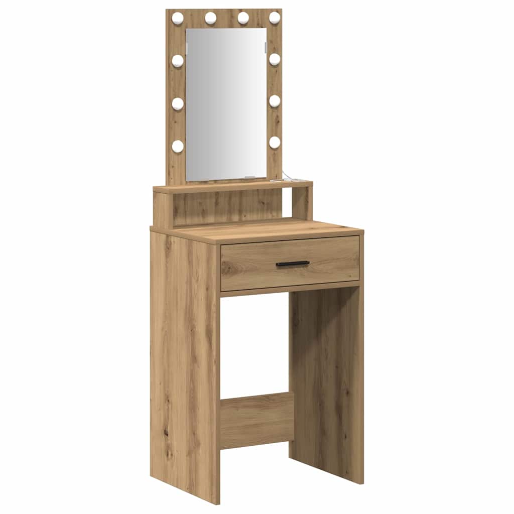 Schminktisch Braun 50 x 41 x 140 cm Holzwerkstoff
