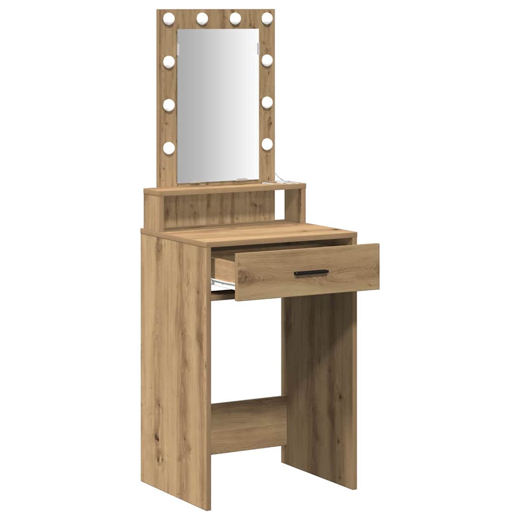 Schminktisch Braun 50 x 41 x 140 cm Holzwerkstoff