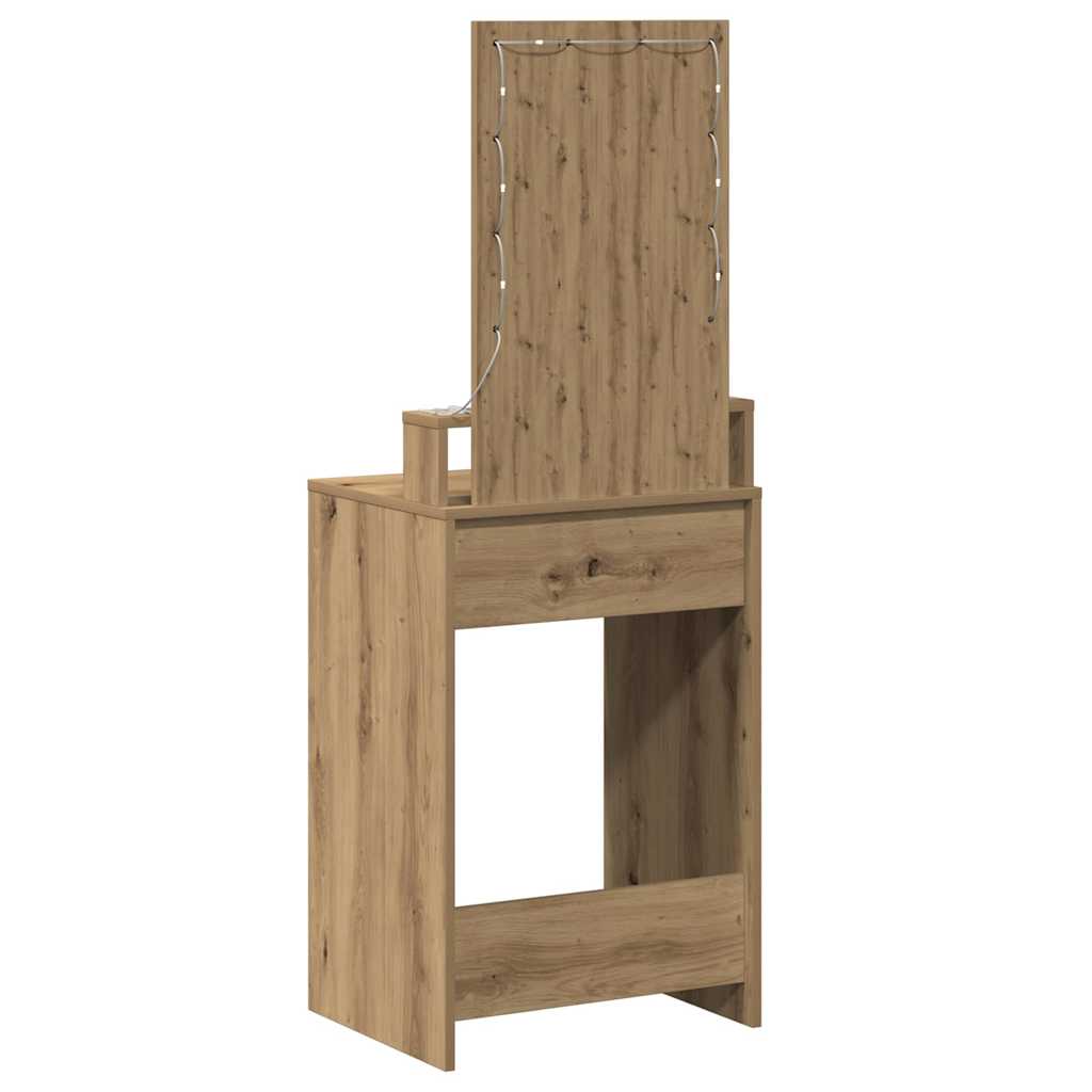 Schminktisch Braun 50 x 41 x 140 cm Holzwerkstoff