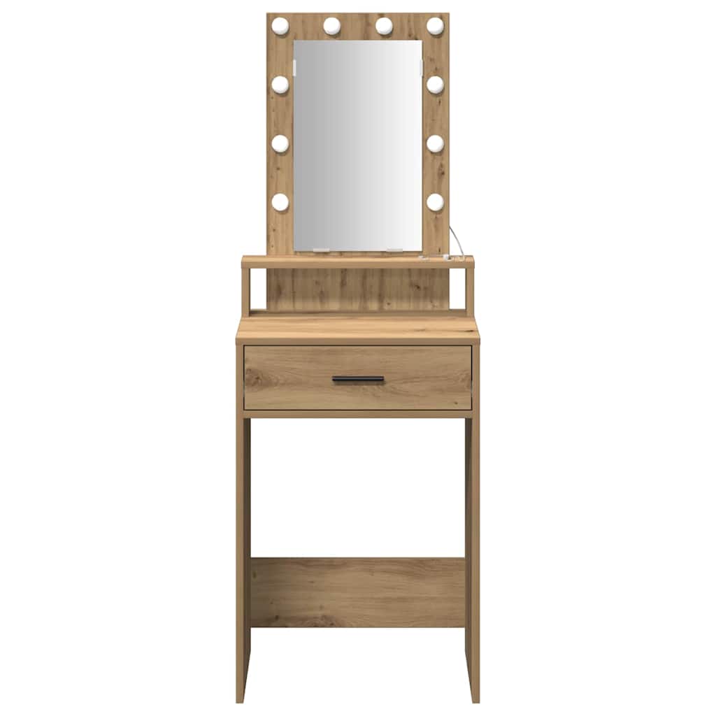 Schminktisch Braun 50 x 41 x 140 cm Holzwerkstoff