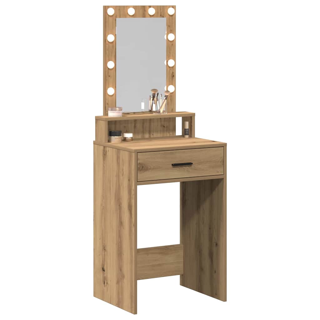 Schminktisch Braun 50 x 41 x 140 cm Holzwerkstoff