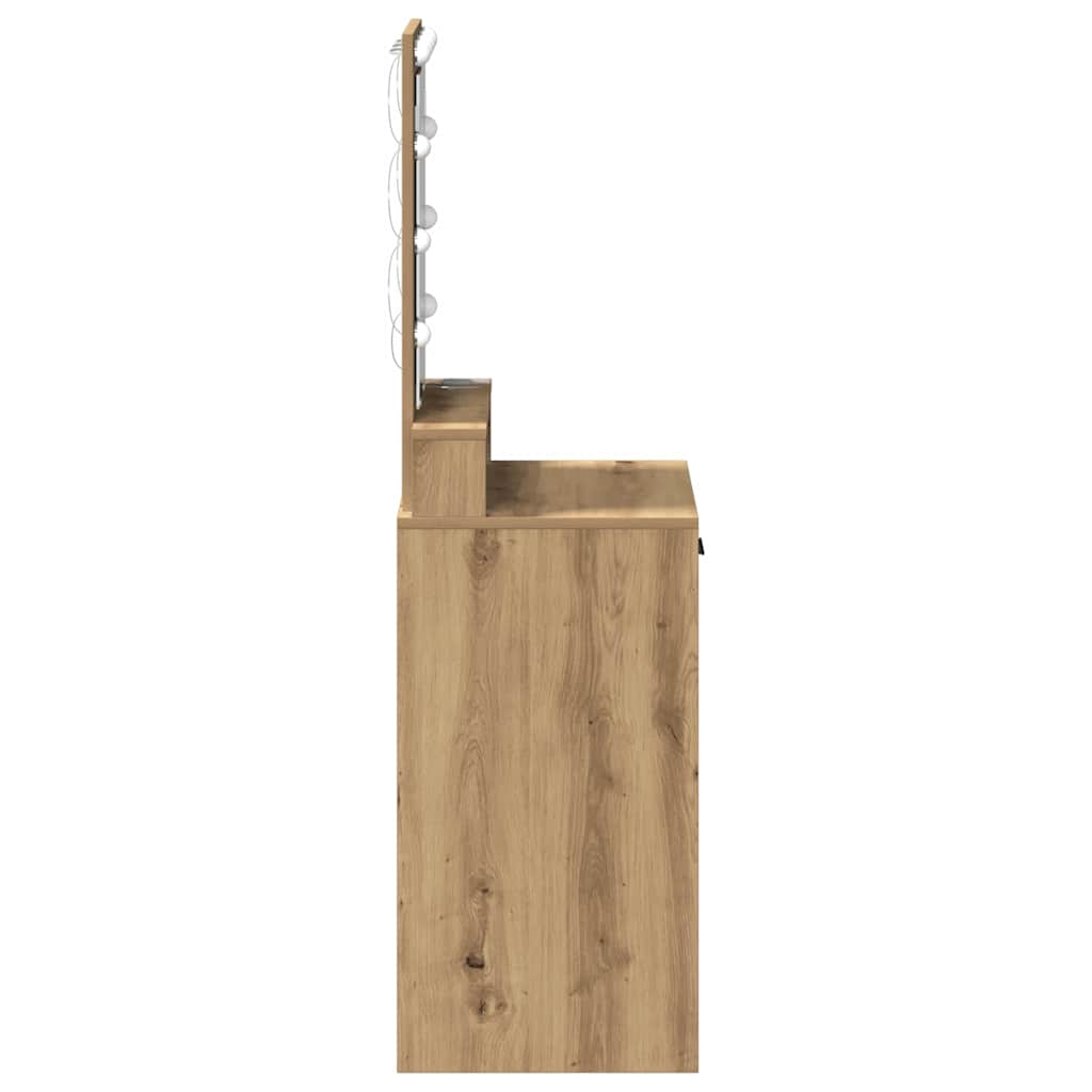 Schminktisch Braun 50 x 41 x 140 cm Holzwerkstoff