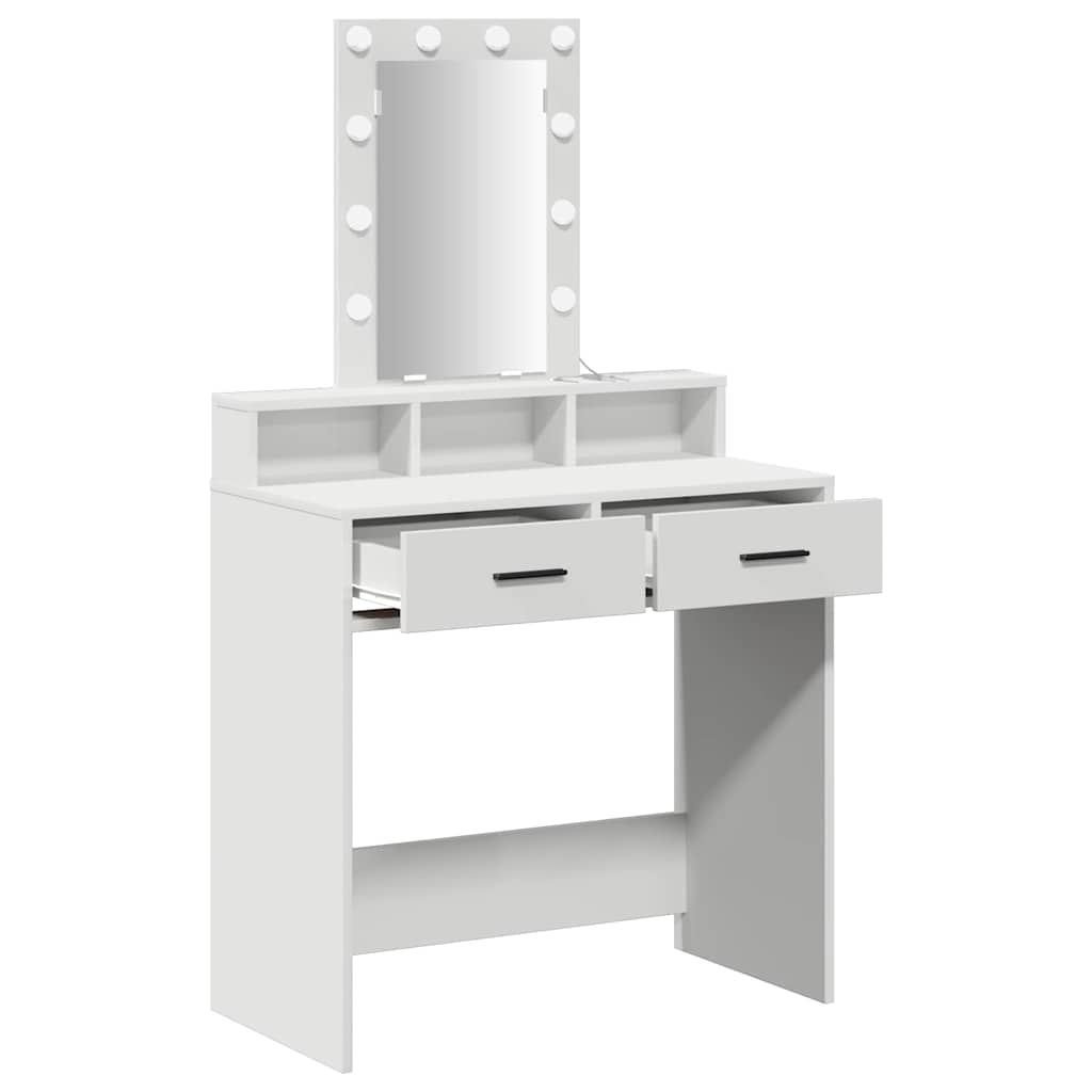 Schminktisch Weiß 79 x 41 x 140 cm Holzwerkstoff