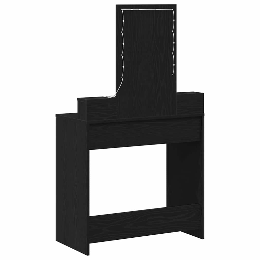 Schminktisch Schwarz 79 x 41 x 140 cm Holzwerkstoff