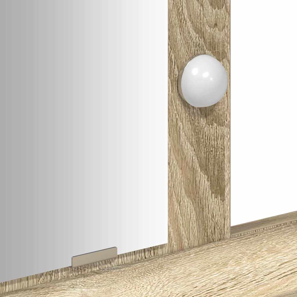 Schminktisch Braun 79 x 41 x 140 cm Holzwerkstoff