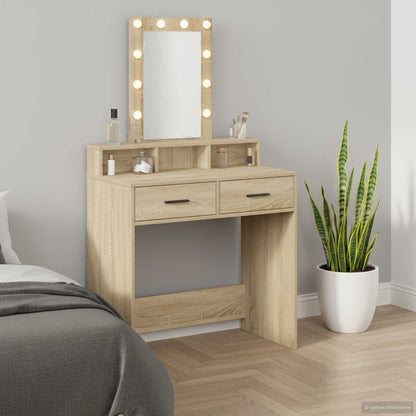 Schminktisch Braun 79 x 41 x 140 cm Holzwerkstoff
