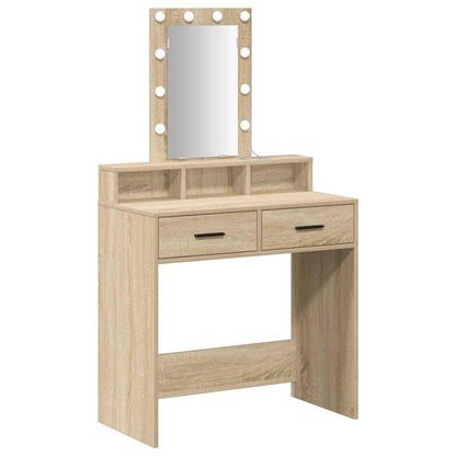 Schminktisch Braun 79 x 41 x 140 cm Holzwerkstoff