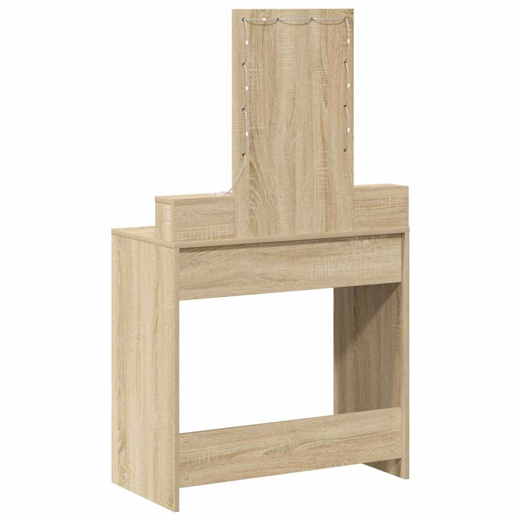Schminktisch Braun 79 x 41 x 140 cm Holzwerkstoff