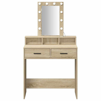 Schminktisch Braun 79 x 41 x 140 cm Holzwerkstoff