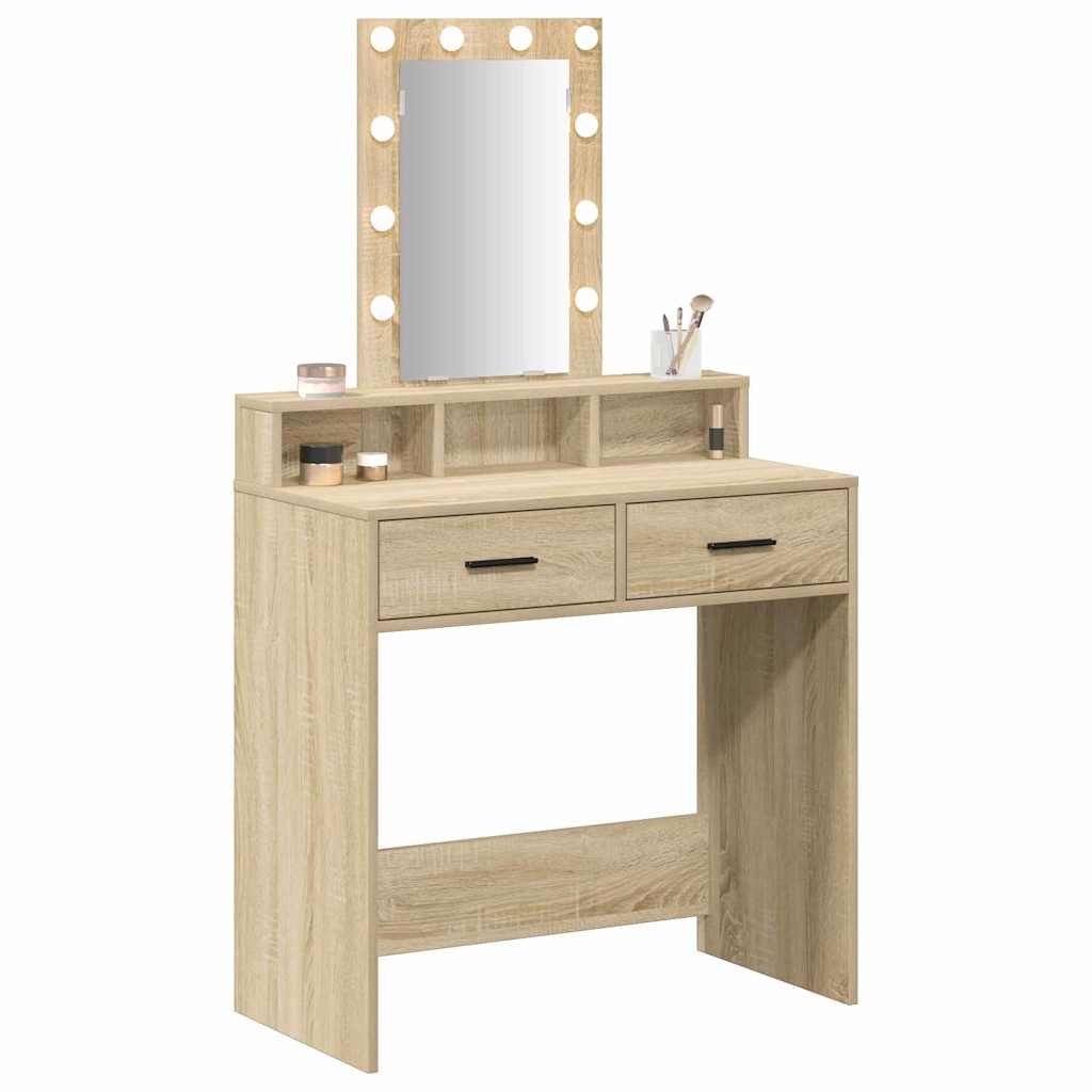 Schminktisch Braun 79 x 41 x 140 cm Holzwerkstoff