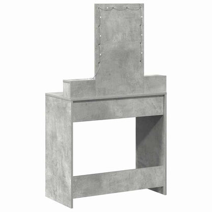 Schminktisch Grau 79 x 41 x 140 cm Holzwerkstoff