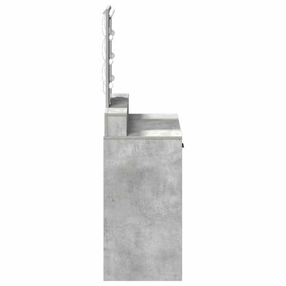 Schminktisch Grau 79 x 41 x 140 cm Holzwerkstoff