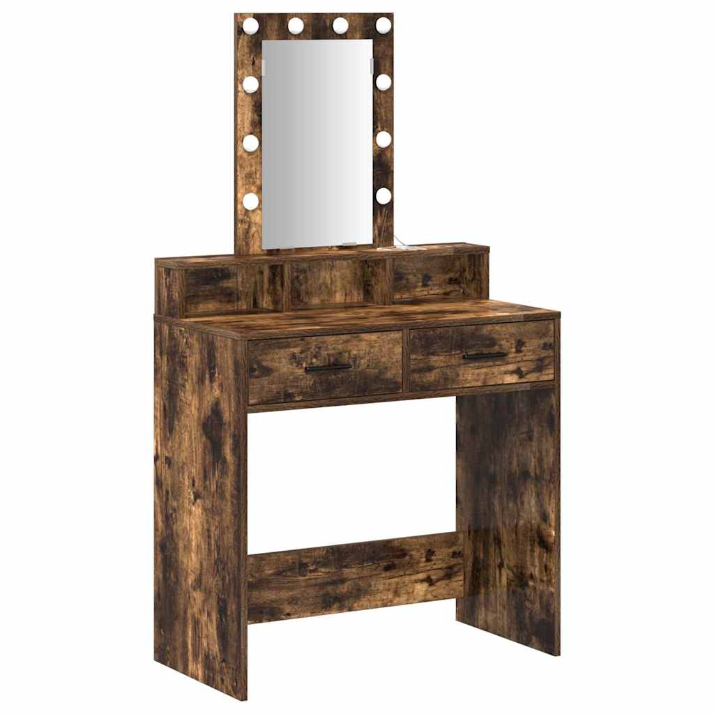 Schminktisch Braun 79 x 41 x 140 cm Holzwerkstoff
