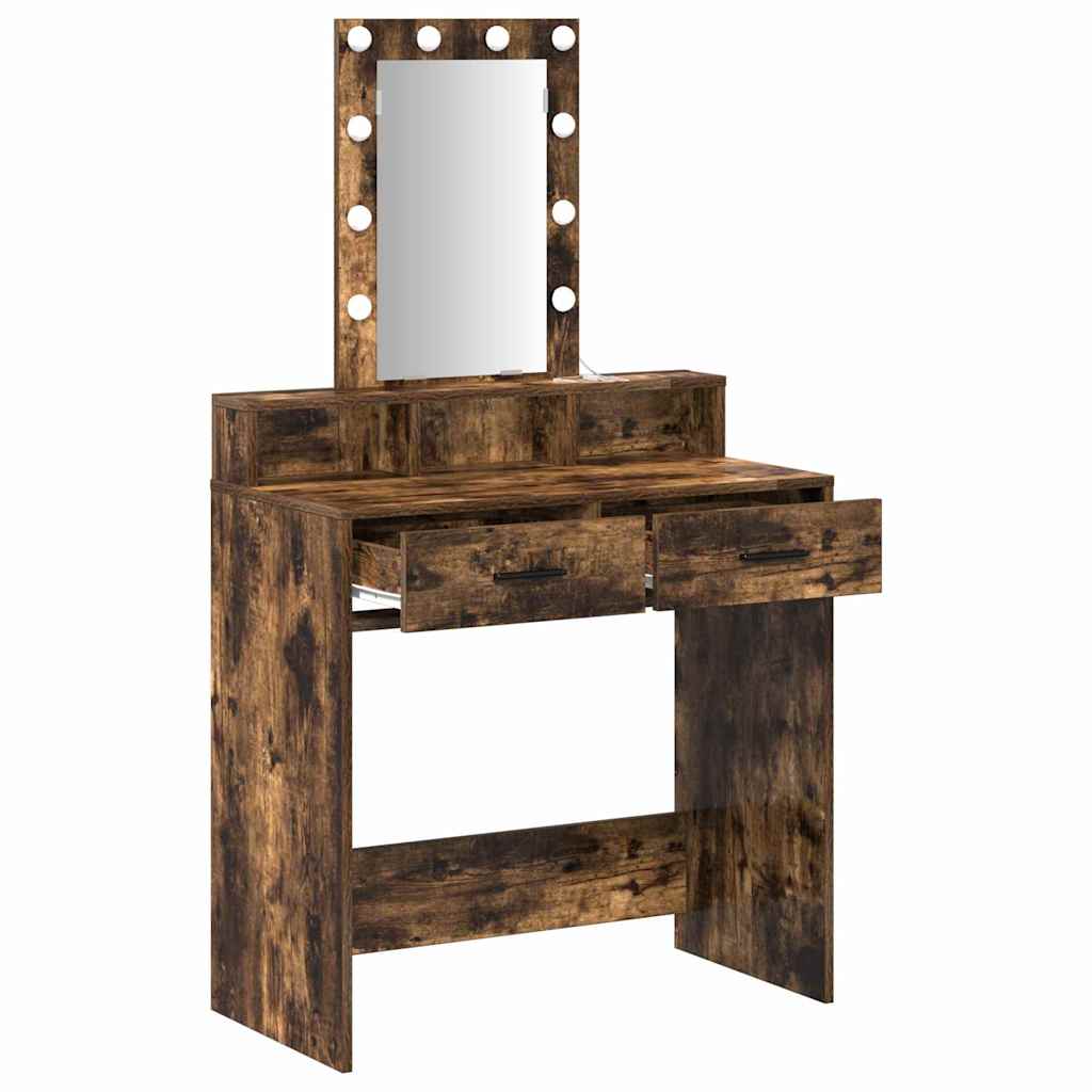 Schminktisch Braun 79 x 41 x 140 cm Holzwerkstoff