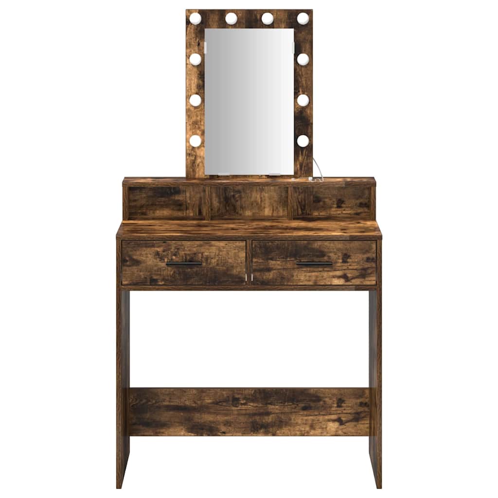 Schminktisch Braun 79 x 41 x 140 cm Holzwerkstoff