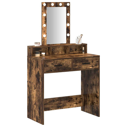 Schminktisch Braun 79 x 41 x 140 cm Holzwerkstoff