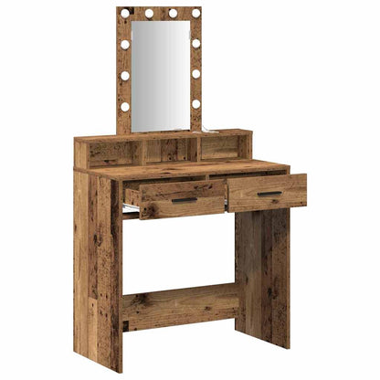 Schminktisch Braun 79 x 41 x 140 cm Holzwerkstoff
