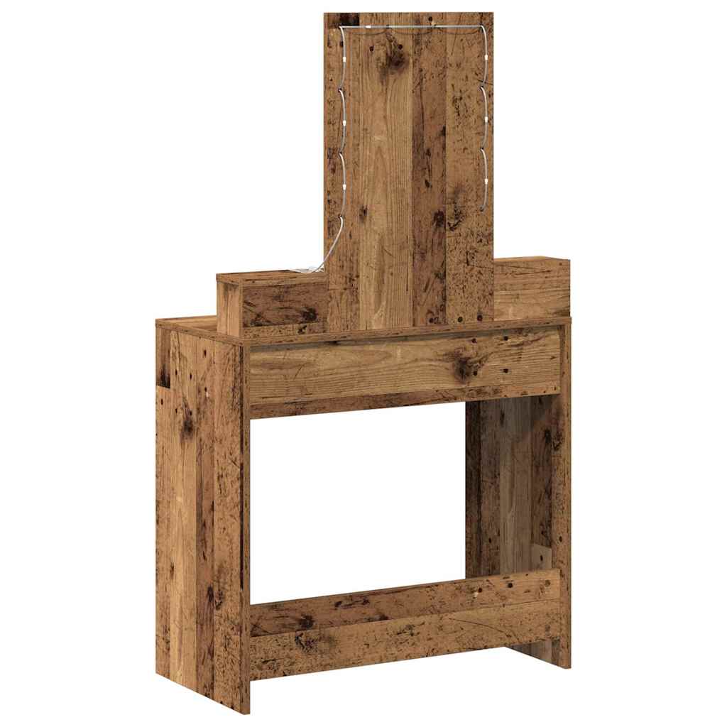 Schminktisch Braun 79 x 41 x 140 cm Holzwerkstoff