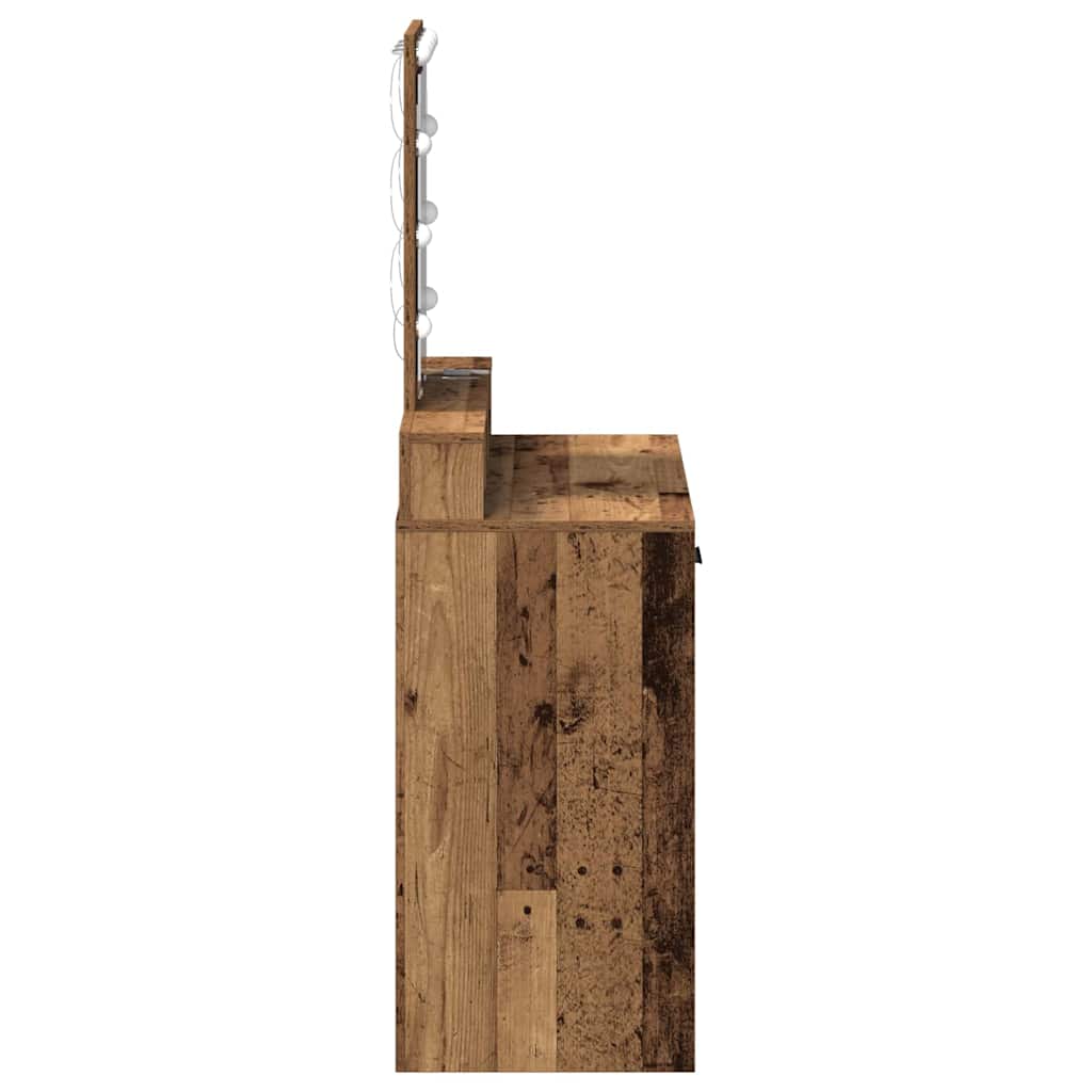 Schminktisch Braun 79 x 41 x 140 cm Holzwerkstoff
