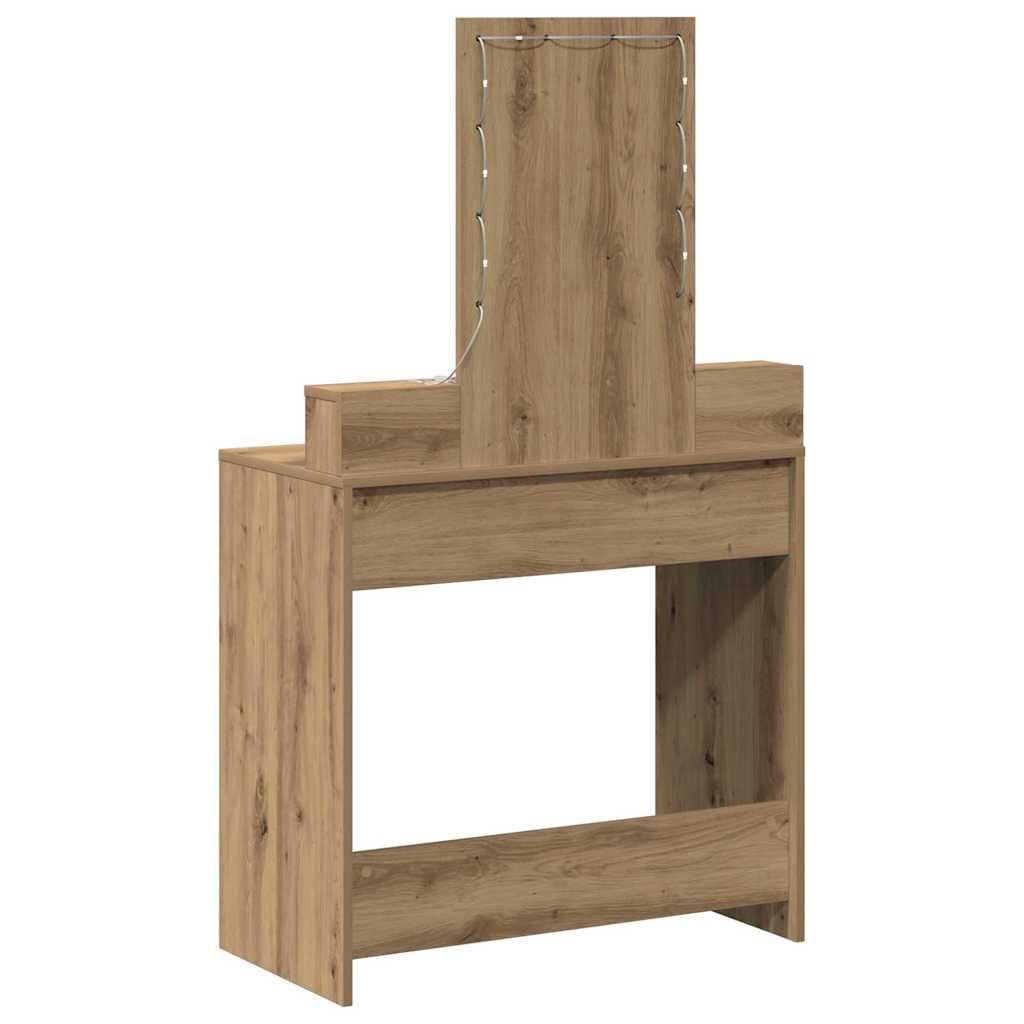 Schminktisch Braun 79 x 41 x 140 cm Holzwerkstoff