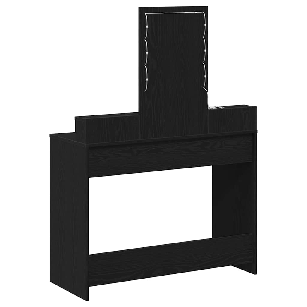 Schminktisch Schwarz 100 x 41 x 140 cm Holzwerkstoff