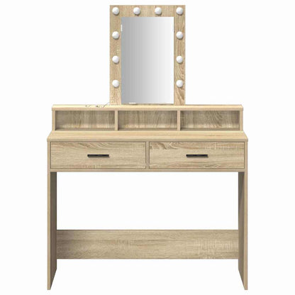 Schminktisch Braun 100 x 41 x 140 cm Holzwerkstoff