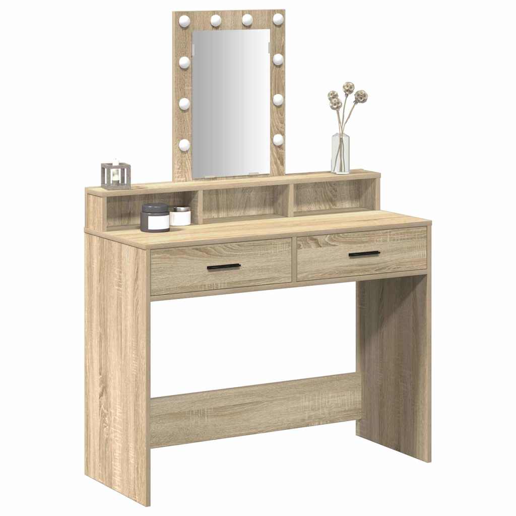 Schminktisch Braun 100 x 41 x 140 cm Holzwerkstoff