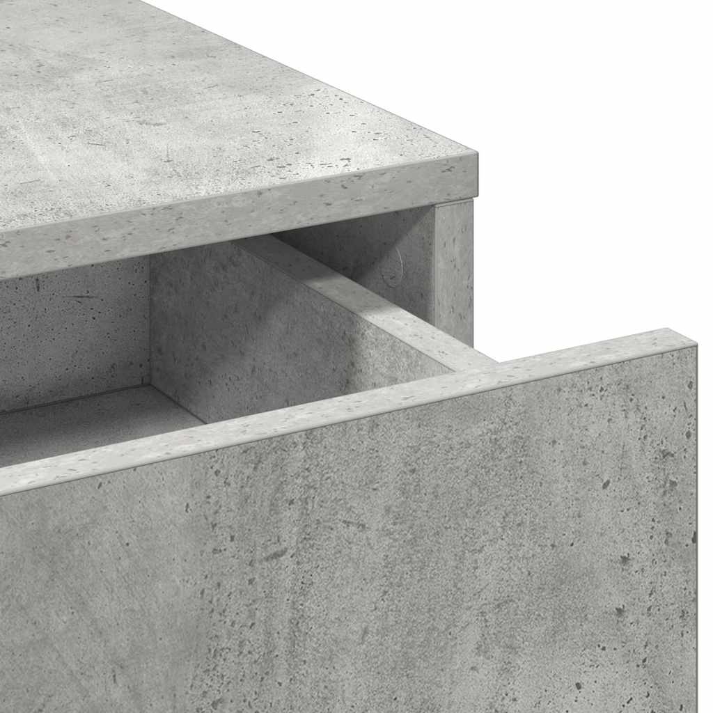 Schminktisch Grau 100 x 41 x 140 cm Holzwerkstoff
