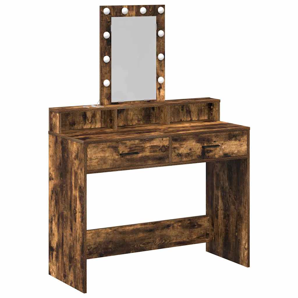 Schminktisch Braun 100 x 41 x 140 cm Holzwerkstoff