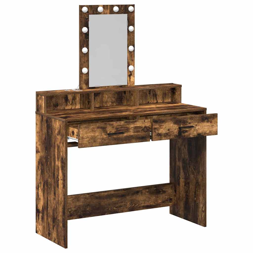 Schminktisch Braun 100 x 41 x 140 cm Holzwerkstoff