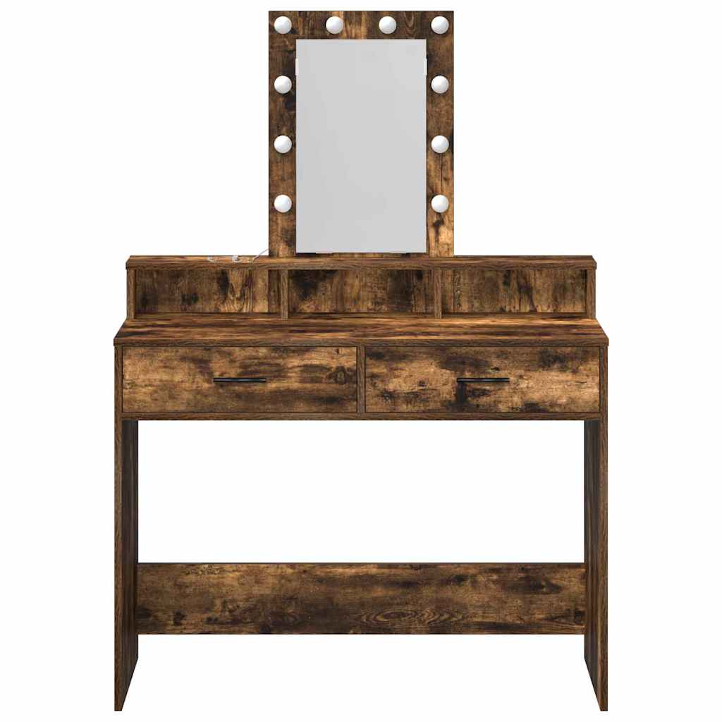 Schminktisch Braun 100 x 41 x 140 cm Holzwerkstoff