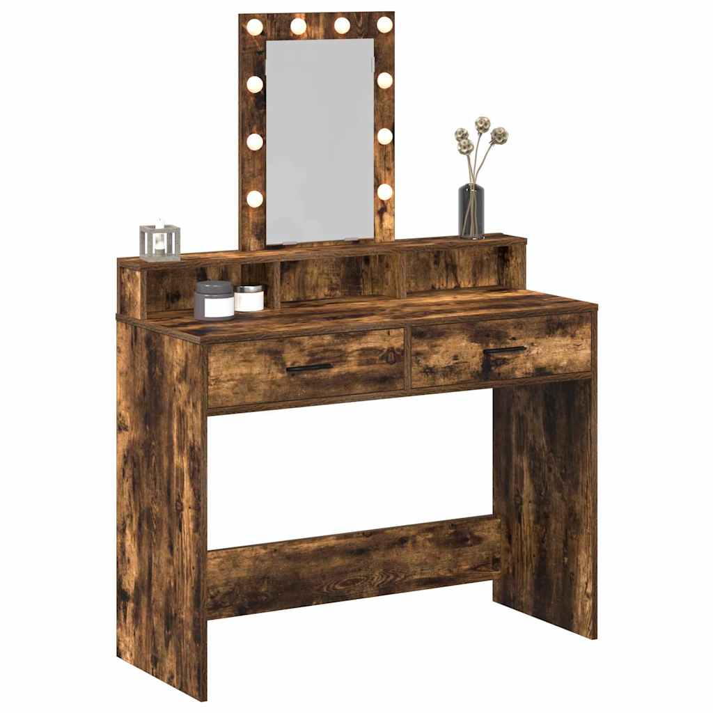 Schminktisch Braun 100 x 41 x 140 cm Holzwerkstoff