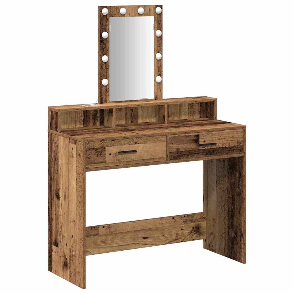 Schminktisch Braun 100 x 41 x 140 cm Holzwerkstoff