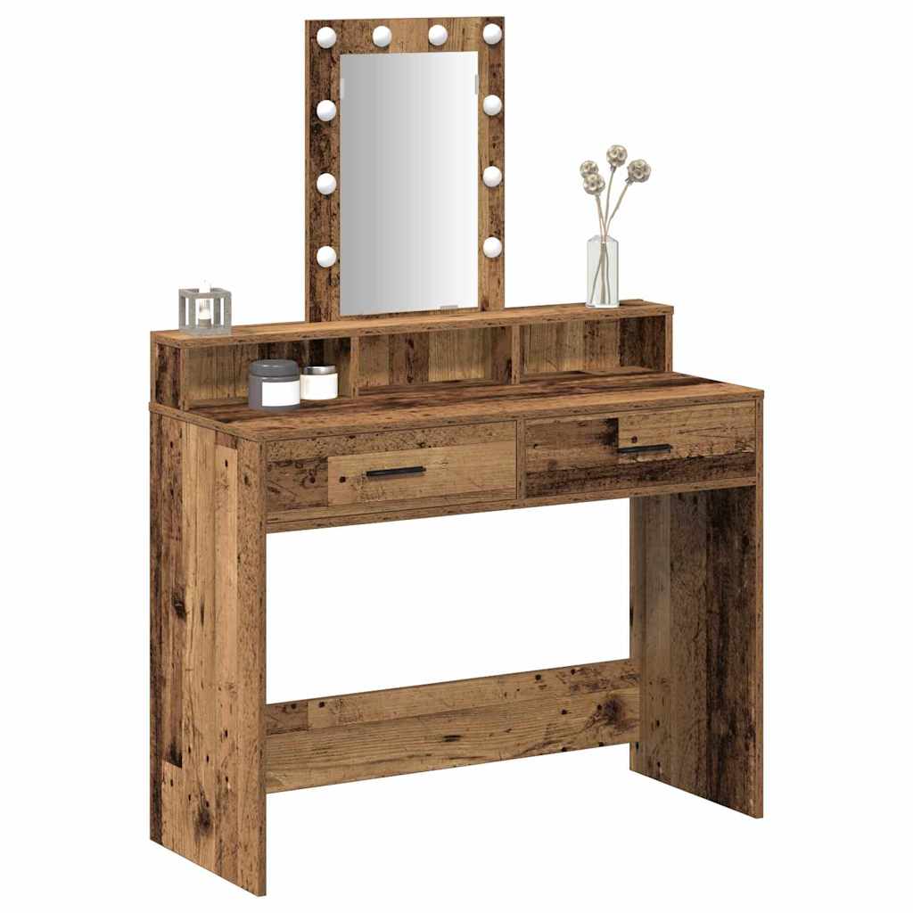 Schminktisch Braun 100 x 41 x 140 cm Holzwerkstoff