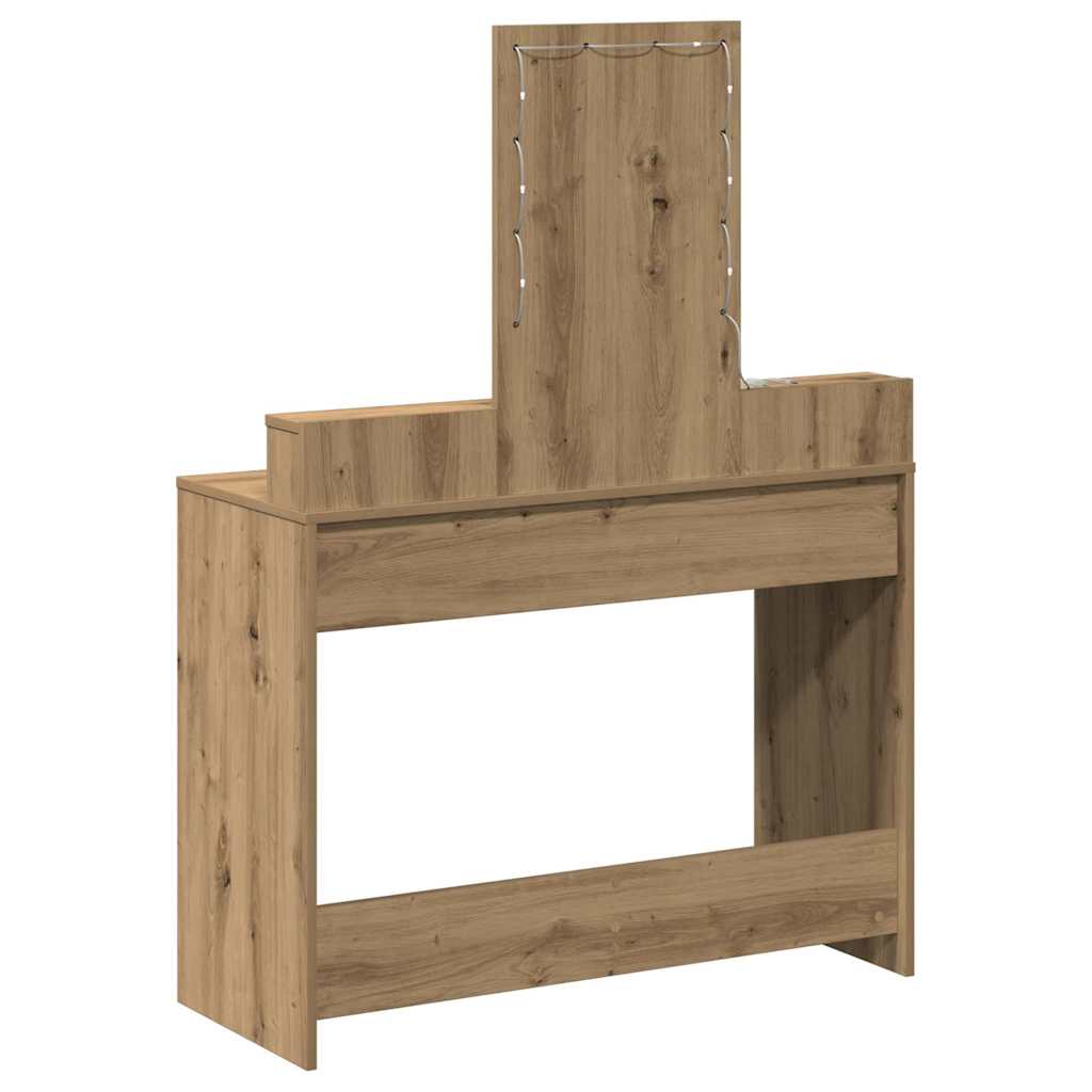 Schminktisch Braun 100 x 41 x 140 cm Holzwerkstoff