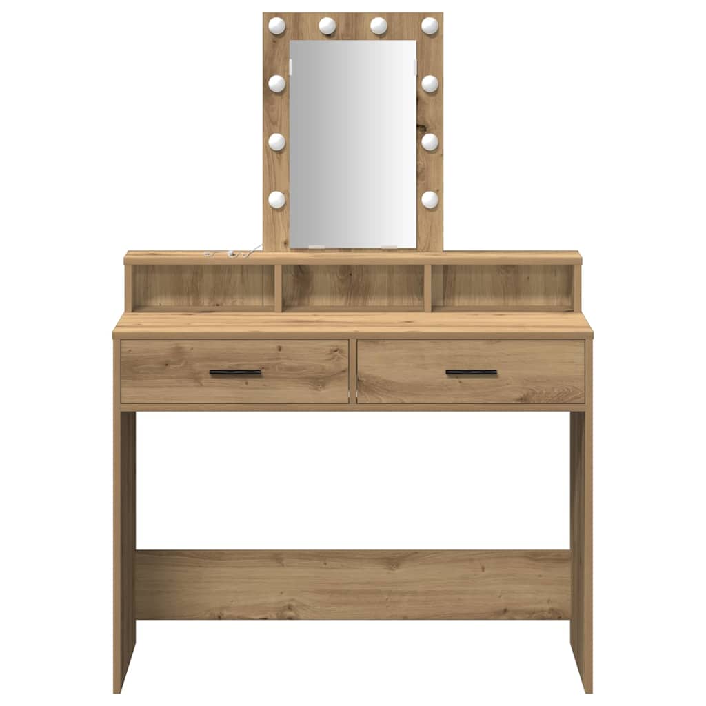 Schminktisch Braun 100 x 41 x 140 cm Holzwerkstoff