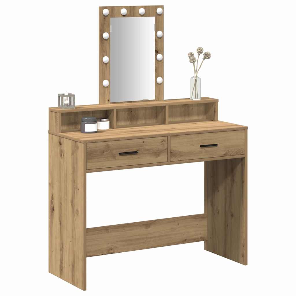 Schminktisch Braun 100 x 41 x 140 cm Holzwerkstoff