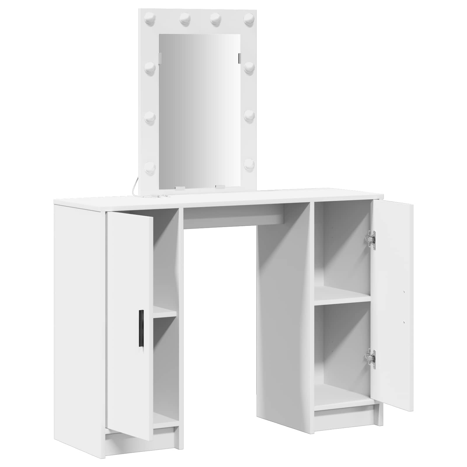 Schminktisch Weiß 102 x 33 x 135 cm Holzwerkstoff