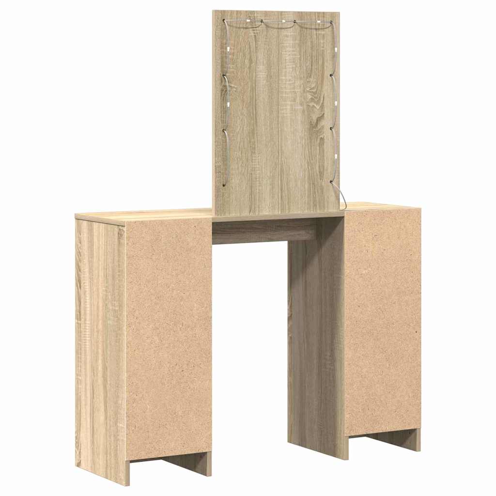 Schminktisch Braun 102 x 33 x 135 cm Holzwerkstoff