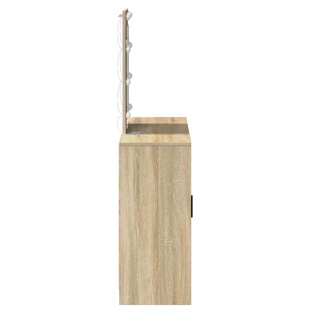 Schminktisch Braun 102 x 33 x 135 cm Holzwerkstoff