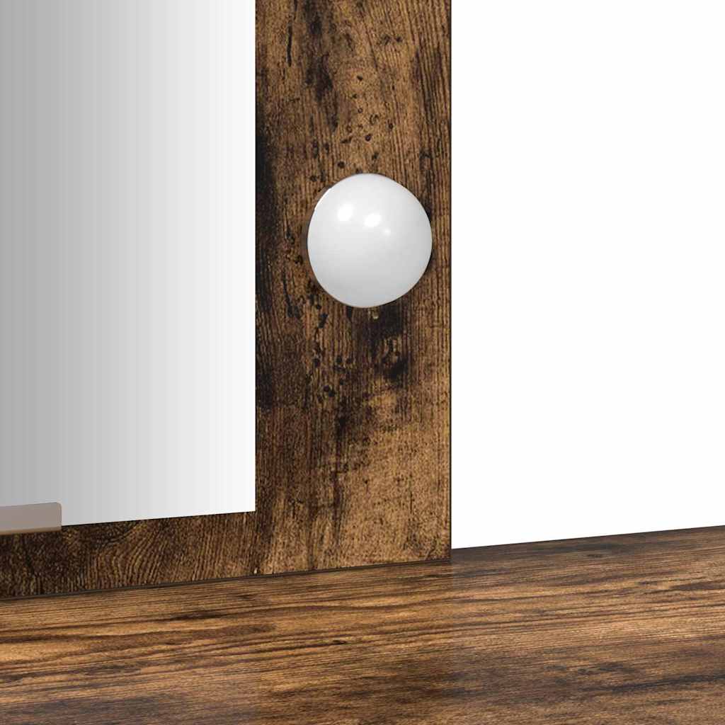 Schminktisch Braun 102 x 33 x 135 cm Holzwerkstoff