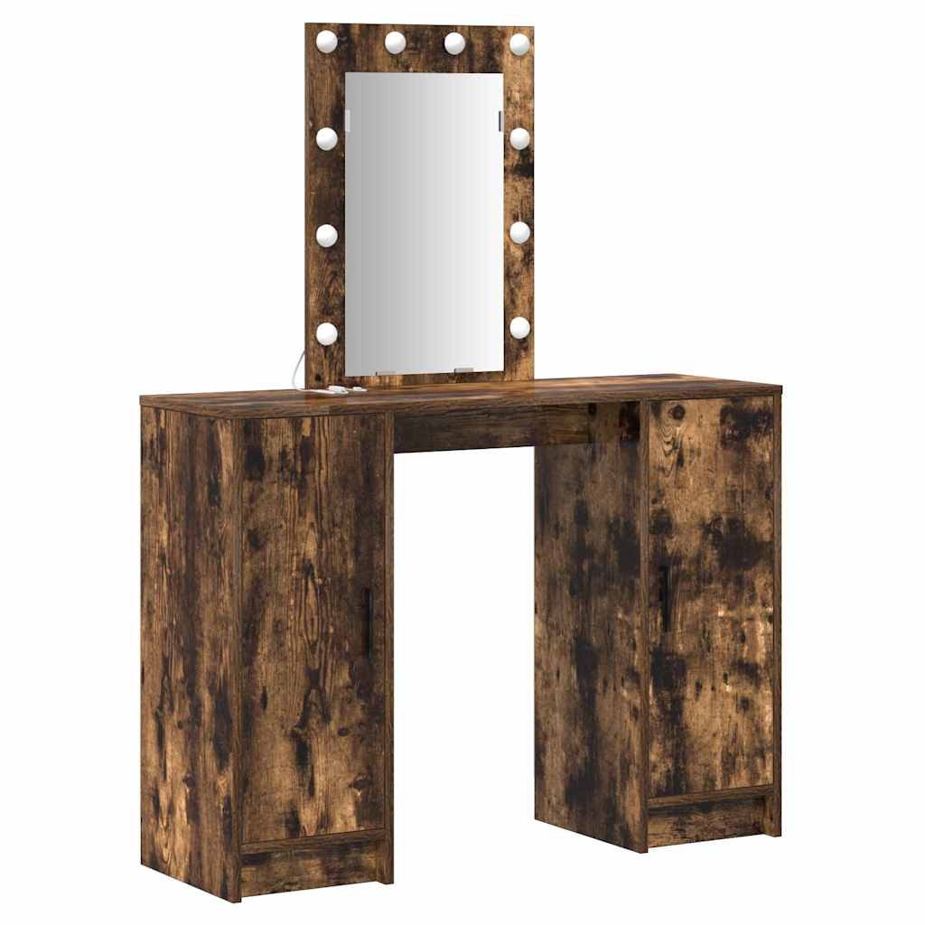 Schminktisch Braun 102 x 33 x 135 cm Holzwerkstoff