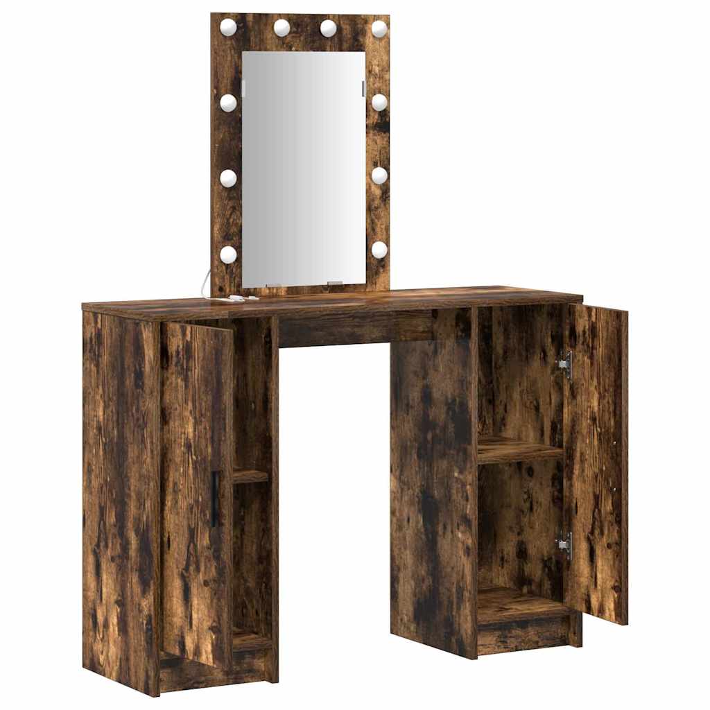 Schminktisch Braun 102 x 33 x 135 cm Holzwerkstoff