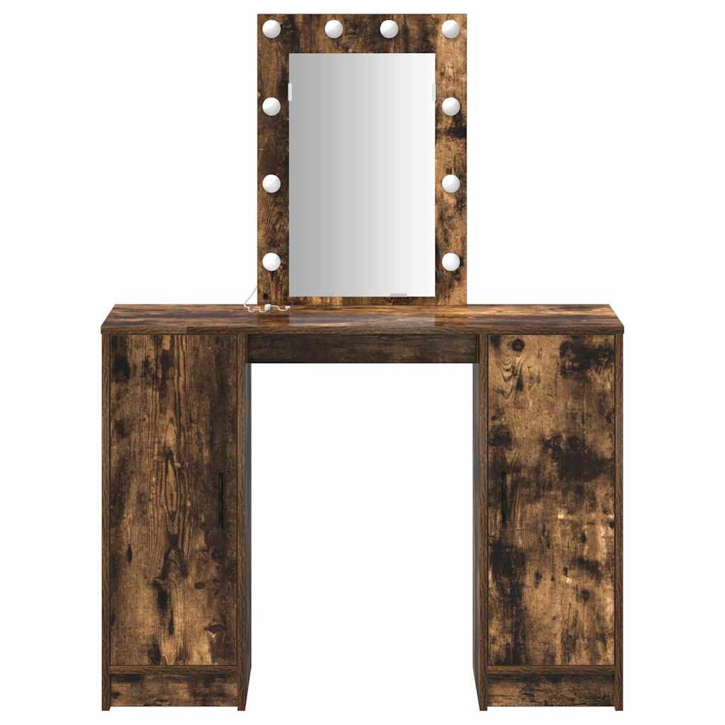 Schminktisch Braun 102 x 33 x 135 cm Holzwerkstoff