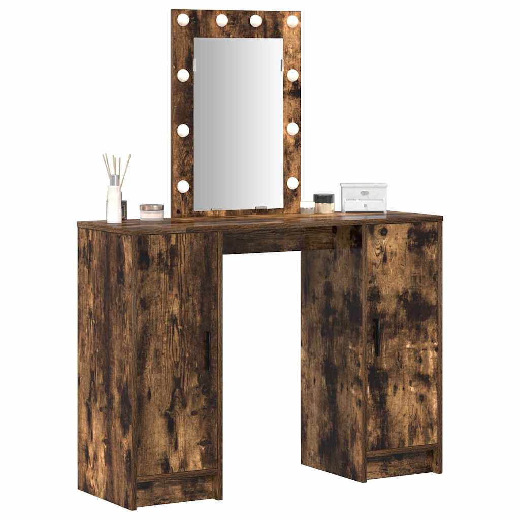 Schminktisch Braun 102 x 33 x 135 cm Holzwerkstoff