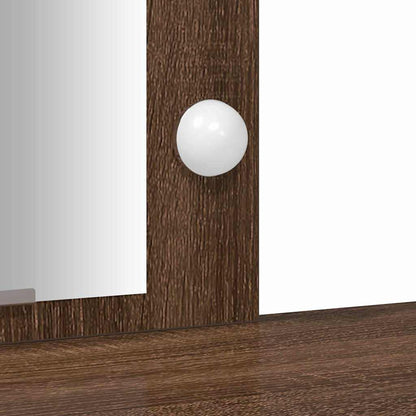 Schminktisch Braun 102 x 33 x 135 cm Holzwerkstoff