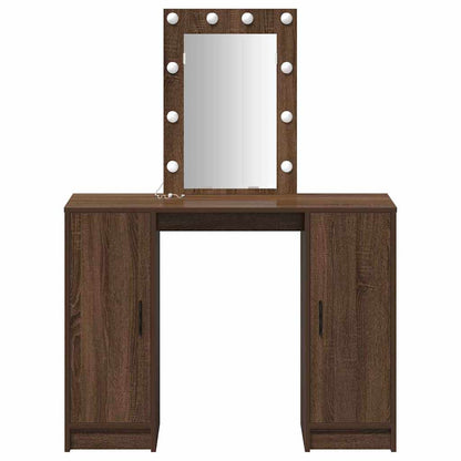 Schminktisch Braun 102 x 33 x 135 cm Holzwerkstoff