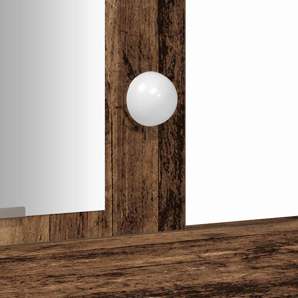 Schminktisch Braun 102 x 33 x 135 cm Holzwerkstoff